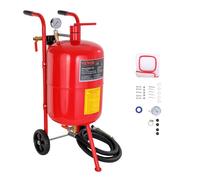 VEVOR Máquina Chorro de Arena 40L Lijadora Satinada Arenadora Chorro de Aena Profesional 60-125 Psi con Accesorios 3 m Chorreadora de Arena