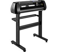VEVOR Máquina cortadora de vinilo, máquina trazadora de corte Bluetooth sin conexión de 28 pulgadas, eje de rodillo de acero de 400 pulgadas/32.8 ft, fuerza de velocidad ajustable, herramienta de soft