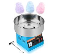 VEVOR Máquina de Algodón de Azúcar Eléctrica 1000 W para Hogar, Fiestas, Azul