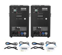 VEVOR Máquina de control 2 piezas 700 W controlador DMX de aleación de aluminio altura ajustable 2-5 m 7 minutos por recarga para bodas, espectáculos de DJ, fiestas, eventos