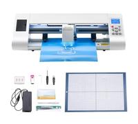 VEVOR Máquina de Corte, Cortadora de Vinilo 625x185x185 mm con Detección Automática de Bordes, Software de Diseño y Materiales, Compatible con Múltiples Formatos de Archivo para Crear Manualidades