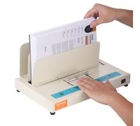 VEVOR Encuadernadora Térmica con Detección Óptica Infrarroja con Capacidad de 500 Hojas, Encuadernadora Térmica de Libros de 50 mm de Grosor de Encuadernación Documento A3 (borde Corto), A4, A5