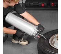 VEVOR Máquina de Granallado de Neumáticos de 10 L, Inflador de Neumáticos Portátil Mejorado, de 0,6-0,8 MPa, para Coches, Motocicletas, SUV, Camionetas, ATV, Color Plateado, 725 x 168 x 280 mm