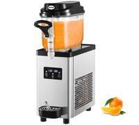 VEVOR Máquina de Granizado de Hielo Comercial 6L Máquina para Hacer Granizados Comercial 19x47x60 cm Máquina de Granizado de Hielo de Acero Inoxidable 300 W con Agitadores Dobles para Restaurante, Bar