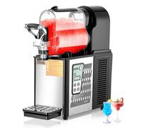 VEVOR Máquina de Granizados Comercial con Tanque de 3 L Máquina para Hacer Batidos de Acero Inoxidable 12 Tazas Máquina para Hacer Granizados para Fiestas en Hogar, Restaurantes, Cafeterías, Bares