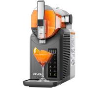 VEVOR Máquina de Granizados Tanque de 2 L sin Necesidad de Hielo con Autolimpieza Fabricado en Acero Inoxidable 304 con 6 Programas Preestablecidos para Margaritas Congeladas, Frappés, Batidos