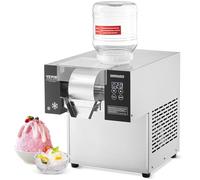 VEVOR Máquina de Hielo en Forma de Copos de Nieve 125 kg/24 h Máquina para Raspar Hielo Acero Inoxidable Sistema de Enfriamiento por Aire para Rápida Disipación del Calor para Panaderías, Cafeterías