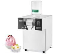 VEVOR Máquina de Hielo en Forma de Copos de Nieve 175kg/24h Máquina para Raspar Hielo Acero Inoxidable Sistema de Enfriamiento por Aire para Rápida Disipación del Calor para Panaderías, Cafeterías