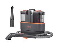 VEVOR Máquina de Limpieza de Alfombras, con Tanque de Agua Limpia de 1,5 L y Tanque de Agua Sucia de 0,8 L, Limpiador Portátil Profundo de Manchas de Mano de 11,5 kPa para Alfombras, Sofás y Coches