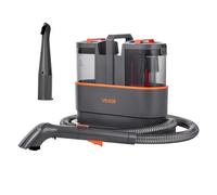 VEVOR Máquina de Limpieza de Alfombras, con Tanque de Agua Limpia de 1,5 L y Tanque de Agua Sucia de 0,8 L, Limpiador Portátil Profundo de Manchas de Mano de 11,5 kPa para Alfombras, Sofás y Coches