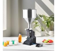 VEVOR Máquina de Llenado de Líquidos Neumática Botella, Pasta, Aceite, 5-50 mL