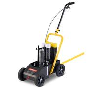 VEVOR Máquina de Marcado de Líneas de 610 x 330 x 900 mm con 4 Ruedas, Ancho de Raya Ajustable de 56-102 mm, Marcador de Línea para Carreteras, Estacionamientos, Campos Deportivos, Color Negro