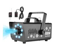 VEVOR Máquina de Nieve 800 W Máquina para Hacer Nieve Portátil Colgante con Luz LED Tanque de 1 L con Control Remoto Alto Rendimiento para Interiores, Fiestas Navideñas, Bodas, Efectos de Escenario