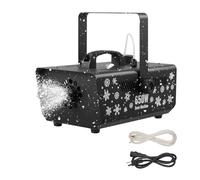 VEVOR Máquina de Nieve, Máquina Portátil de Copos de Nieve Colgante de 650 W con Asa Portátil para DJ, Fiestas Navideñas, Efectos de Escenario, Decoración de Bodas, para Exteriores e Interiores