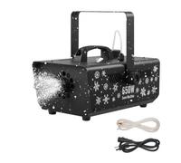 VEVOR Máquina de Nieve, Máquina Portátil de Copos de Nieve Colgante de 650 W con Asa Portátil para DJ, Fiestas Navideñas, Efectos de Escenario, Decoración de Bodas, para Exteriores e interiores