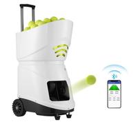VEVOR Lanzador Automático Portátil de Pelotas de Tenis, Adultos Unisex, Blanco, 510 x 385 x 505 mm