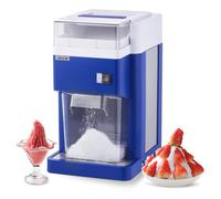 VEVOR Máquina de Picar Hielo 1,8 L, con Motor de 300 W, Picadora de Hielo Eléctrica 130 kg/h, con Cuchillas de Acero Inoxidable, Ideal para Heladerías, Fiestas, Restaurantes, Pastelerías, Azul