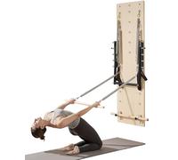 VEVOR Máquina de Pilates Reformer de Pared, Trampolín de Pilates de Madera de Arce, con Resortes de Resistencia, para Flexibilidad y Equilibrio en Gimnasio en Casa, 1830 x 560 x (800) x 620 mm