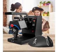 VEVOR Máquina de Prensa de Calor Multifuncional 4 Almohadillas Térmicas