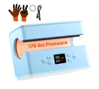 VEVOR Máquina de Prensa de Calor para Vasos 11/20/30 oz Automática Azul | Transferencia por Sublimación para Tazas, Presión Máx. 80 kg, Temperatura 0-220℃, Pantalla Digital, Temporizador, Bajo Ruido