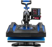 VEVOR Máquina de prensa de calor, transferencia de calor, prensa térmica multifuncional de 38 x 38 cm, máquina de prensa térmica con superficie antiescaldadura para camisetas, sombreros de bricolaje