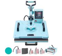 VEVOR - Máquina de prensado por calor, 12 x 15 pulgadas//300 x 380 mm, 8 en 1, con prensa de vaso de 6 a 30 oz, prensado de camisetas con giro de 360°, control digital preciso, para camisetas, tazas, 