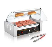 VEVOR Máquina de Rodillos para Perros Calientes de 55,5 x 32,5 x 41 cm, 1,4 kW