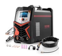 VEVOR Máquina de Soldadura de Aluminio 6 en 1 TIG Eléctrica 225 A, Pantalla LED Grande, Máquina de Soldadura TIG con Inversor IGBT, Ideal para Bricolaje y Uso al Aire Libre, 430 x 210 x 360 mm