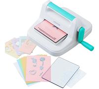 VEVOR Máquina de Troquelado Manual portátil para Manualidades, Apertura 160 mm con 8 Troqueles, 10 Cartulinas y 1 Carpeta A6 Juego Completo para Artes y Manualidades, Álbumes de Recortes y Tarjetas