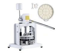 VEVOR Máquina Divisor de Masa Manual 18 Piezas Cortador de Masa de Prensa Manual Vertical 60-280 g con Bandeja y Hoja de Acero Inoxidable Máquina para Hacer Pan para Panadería, Restaurante