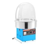VEVOR Máquina Eléctrica de Algodón de Azúcar 1000 W, Máquina para Hacer Algodón de Azúcar con Tapa, Recipiente de Acero Inoxidable y Cuchara para Azúcar, para Carnavales, Cumpleaños, Fiestas, Azul