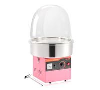 VEVOR Máquina Eléctrica de Algodón de Azúcar 1000 W, Máquina para Hacer Algodón de Azúcar con Tapa, Recipiente de Acero Inoxidable y Cuchara para Azúcar, para Carnavales, Cumpleaños, Fiestas, Rosa