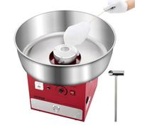 VEVOR Máquina Eléctrica para Algodón de Azúcar 1000 W Rojo 520 x 520 x 447 mm