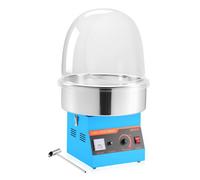 VEVOR Máquina Eléctrica para Hacer Algodón de Azúcar 1000 W, Máquina de Algodón de Azúcar con Tapa, Recipiente de Acero Inoxidable y Cuchara para Azúcar, para Carnavales, Cumpleaños, Fiestas, Azul