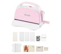 VEVOR Máquina Estampadora y Troqueladora, Apertura de 76 mm, Conjunto de Troquelado y Estampado, con Troqueles Plantillas Papeles Decorativos Placas de Corte, para Scrapbooking Cartulinas Manualidades