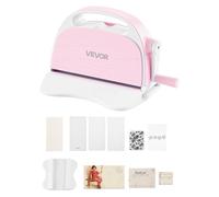 VEVOR Máquina Estampadora y Troqueladora, Apertura de 76 mm, Conjunto de Troquelado y Estampado, con Troqueles Plantillas Papeles Decorativos Placas de Corte, para Scrapbooking Cartulinas Manualidades