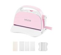 VEVOR Máquina Estampadora y Troqueladora, Apertura de Ancho de 76 mm, Máquina de Troquelado y Estampado Portátil, con Almohadillas de Corte, Mango Ergonómico, para Manualidades Scrapbooking Decoración