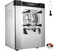 VEVOR Máquina Helados Blandos YKF-618,16-20 L, Máquina de Helado de Servido Suave Acero Inoxidable 304, Heladeras Hacer Helado Cremoso, PVC de Grado Alimenticio Panel LCD Inteligente, 40 x 50 x 70 cm