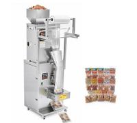 VEVOR Máquina Llenadora y Selladora Automática de Polvo y Granos de 10-500g, 2-10 Bolsas/min, Máquina Envasadora con Sellado Posterior, Acero Inoxidable, para Semillas, Frutos Secos, Té y Especias