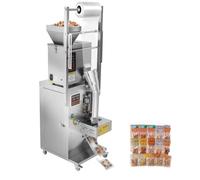 VEVOR Máquina Llenadora y Selladora Automática de Polvo y Granos de 3-200g | 3-10 Bolsas/min, Máquina Envasadora con Sellado Posterior, Acero Inoxidable, para Semillas, Té, Frutos Secos y Especias