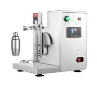 VEVOR Máquina Mezcladora de Té con Leche de 120W, Máquina Mezcladora de un solo Cabezal Licuadora de Batidos Ajustable de 0 a 180s con Taza de acero inoxidable de 750ML, para Tienda de Té con Leche