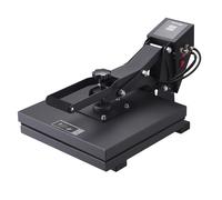 VEVOR Máquina Negra de Prensado en Caliente Transferencia de Impresora 38x38cm