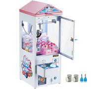 VEVOR Máquina para Atrapar Muñecas con Garra Levantamiento de Garras de 0 a 130 mm Juego de Arcade Comercial para Atrapar Dulces con Luz y Sonido, Dispensador de Juguetes con Abrazadera para Niños