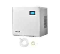 VEVOR Máquina para Fabricar Hielo 163 kg/día, Máquina de Hielo de Acero Inoxidable, Autolimpiante, 156 Bandejas, Grosor Ajustable, para Restaurantes, Bares, Cafeterías, Hoteles, (Solo Cabezal)