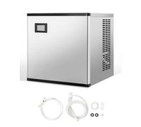 VEVOR Máquina para Fabricar Hielo 226,8 kg/24 h Máquina de Hielo de Acero Inoxidable 562 mm Autolimpiante Programada Máquina de Cubitos de Hielo Modular para Restaurantes Hoteles (Solo Cabezal)