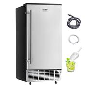 VEVOR Máquina para Fabricar Hielo debajo Mostrador 36 kg/día 380 x 485 x 855 mm
