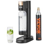 VEVOR Máquina para Hacer Agua con Gas, Máquina para Hacer Refrescos para Carbonatar en el Hogar, Kit de Inicio de Agua con Gas, Compatible con Cilindro de CO₂ de 60 Litros con Rosca Convencional