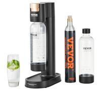 VEVOR Máquina para Hacer Agua con Gas, Máquina para Hacer Refrescos para Carbonatar en el Hogar, Kit de Inicio de Agua con Gas, Compatible con el Cilindro de CO₂ de 60 Litros con Rosca Convencional