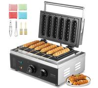 VEVOR Máquina para Hacer Gofres en Palitos Comercial 1500 W 390 x 370 x 230 mm