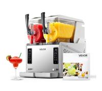 VEVOR Máquina para Hacer Granizados con 2 Tanques de 3 L, Máquina de Granizado de Hielo para Hogar, sin Necesidad de Hielo, 5 Programas Preestablecidos, para Hacer Margaritas, Frappés, Batidos